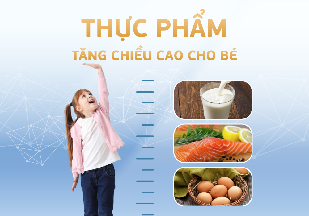 Giải mã thực phẩm tăng chiều cao cho bé vượt chuẩn